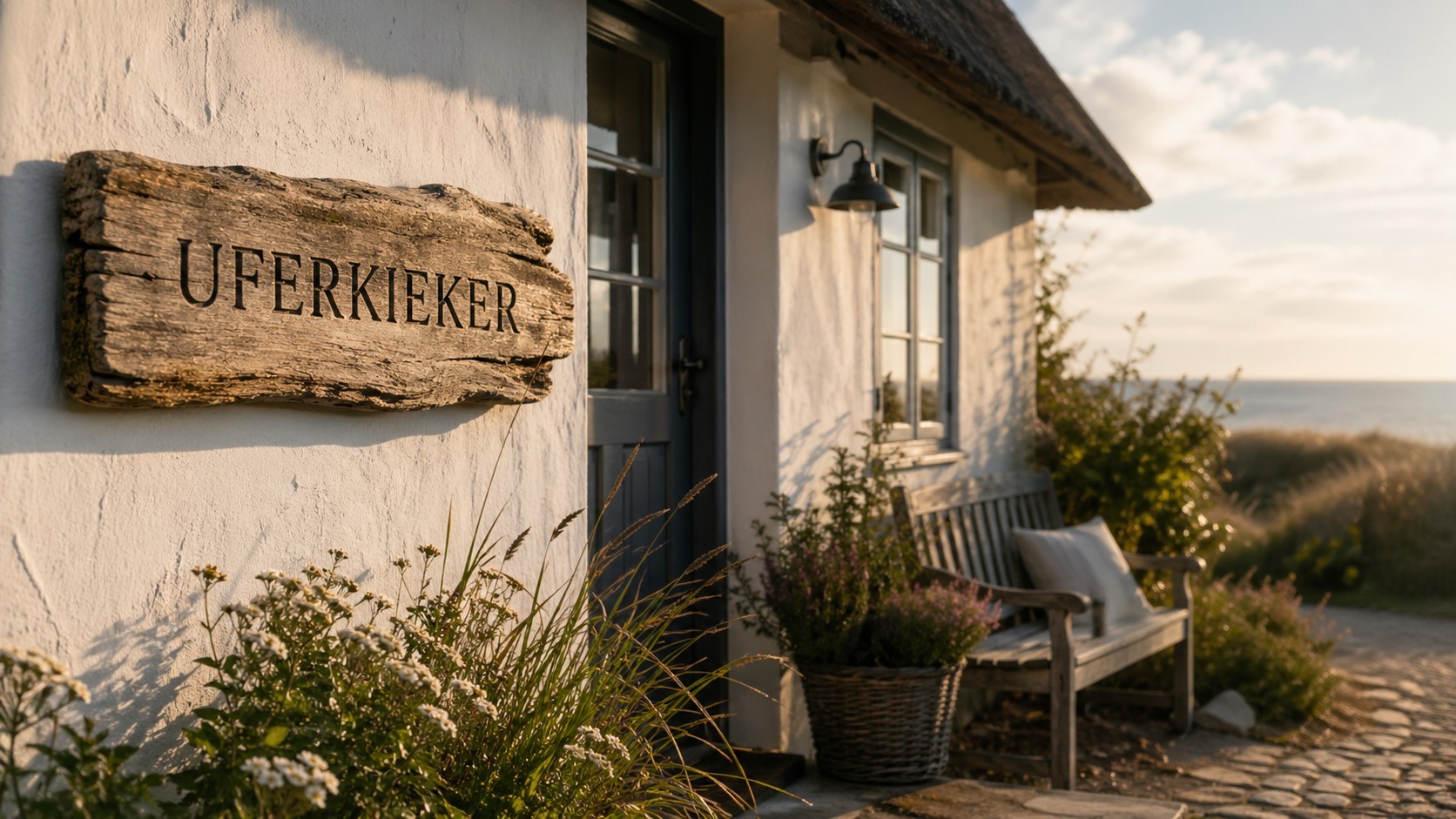 Ferienhaus mit Namen Uferkieker