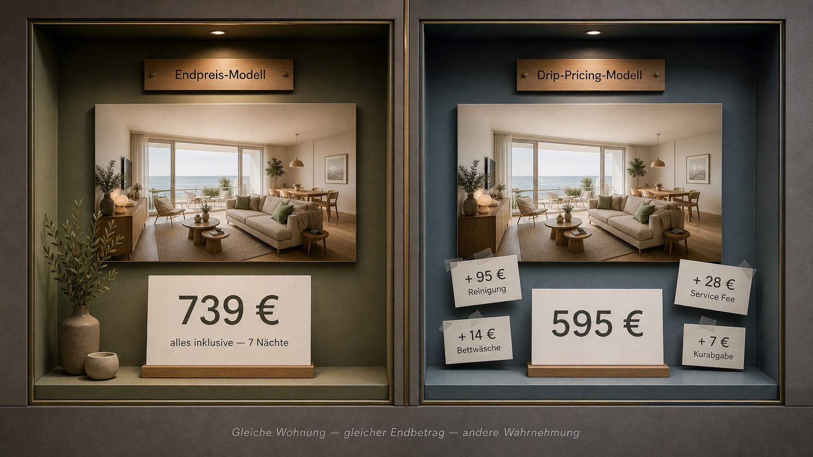 Endpreis vs. Drip Pricing