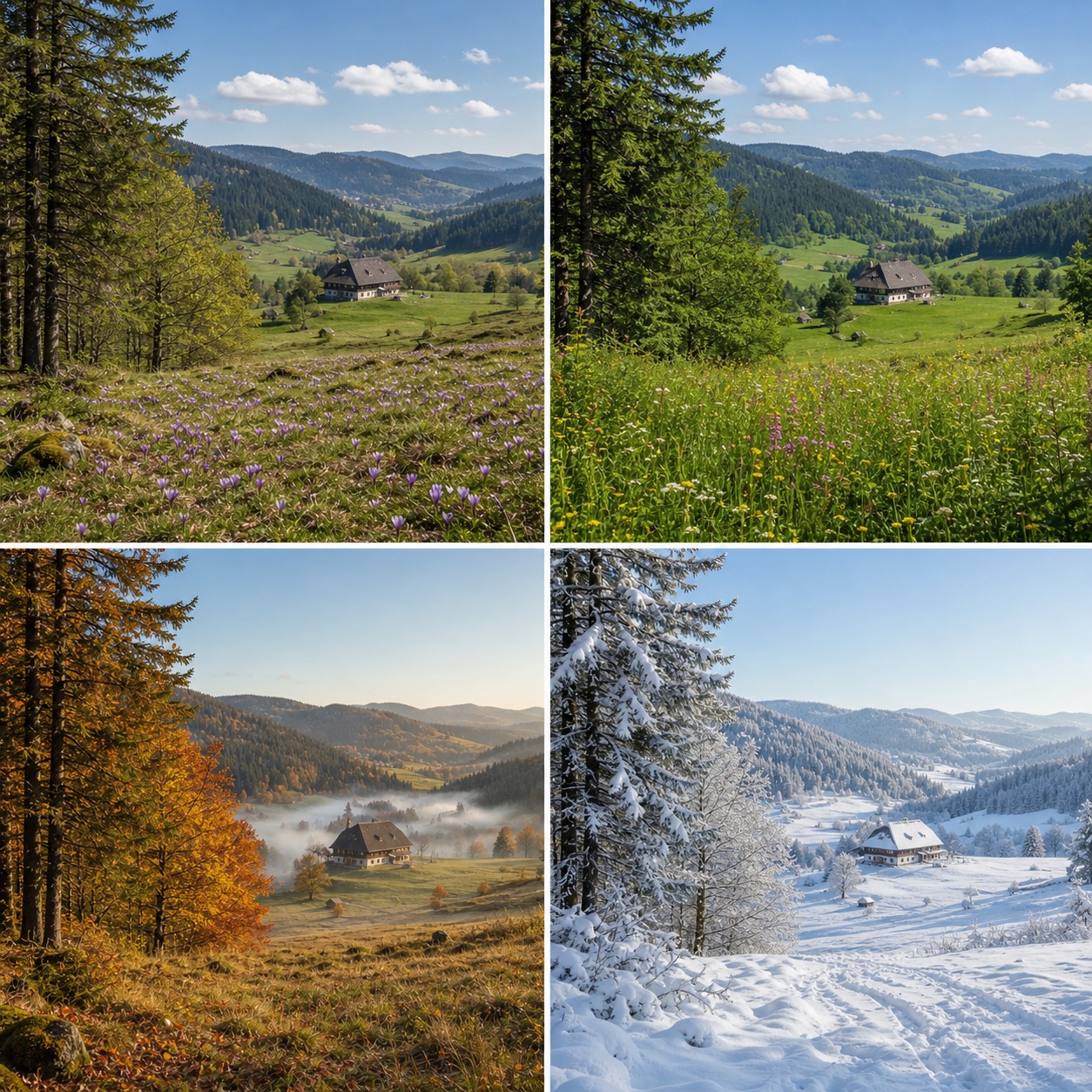 Jahreszeiten im Schwarzwald