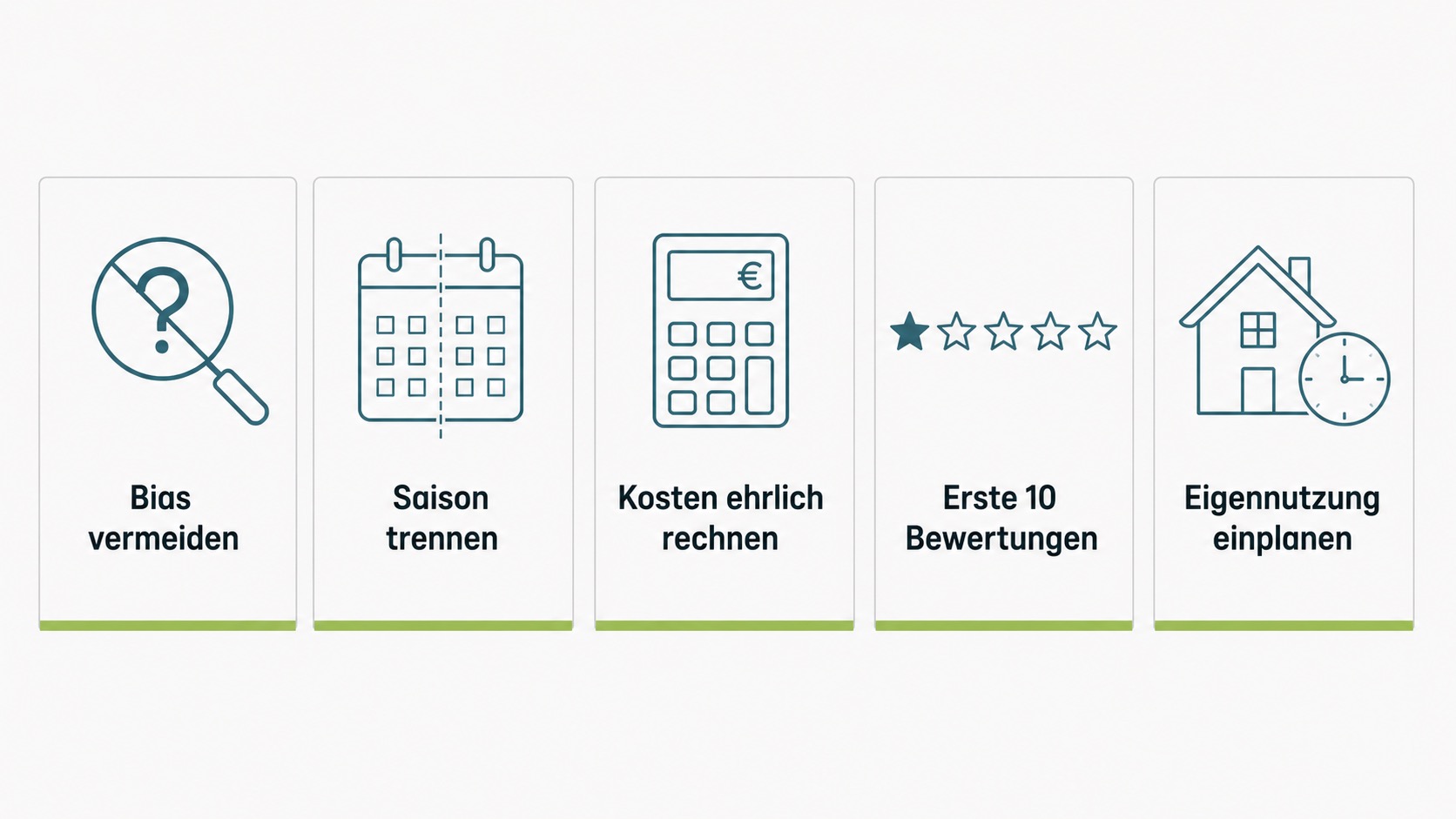Infografik Praktische Tipps mit Symbolen