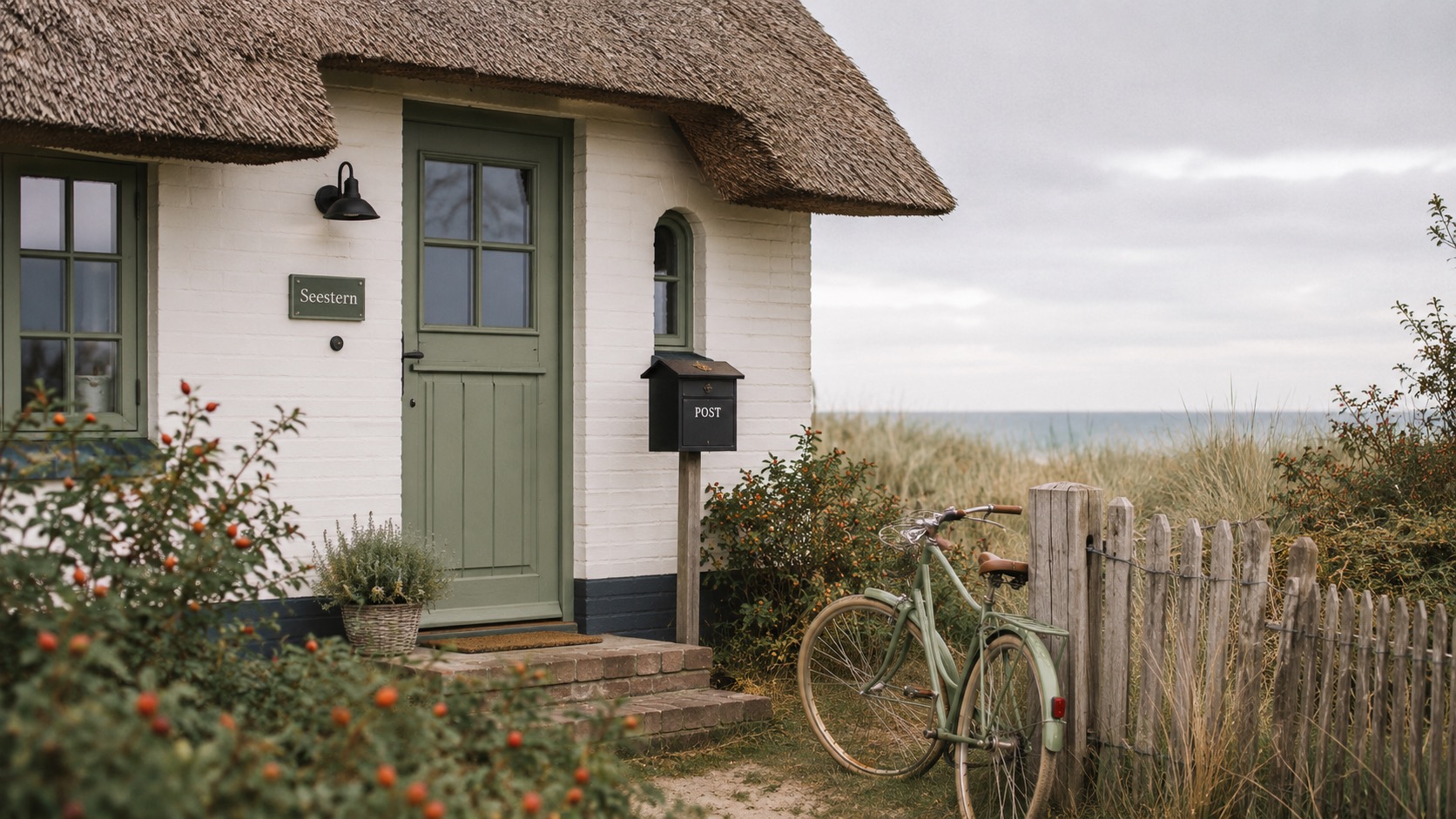 Reetdach-Ferienhaus an der Ostsee