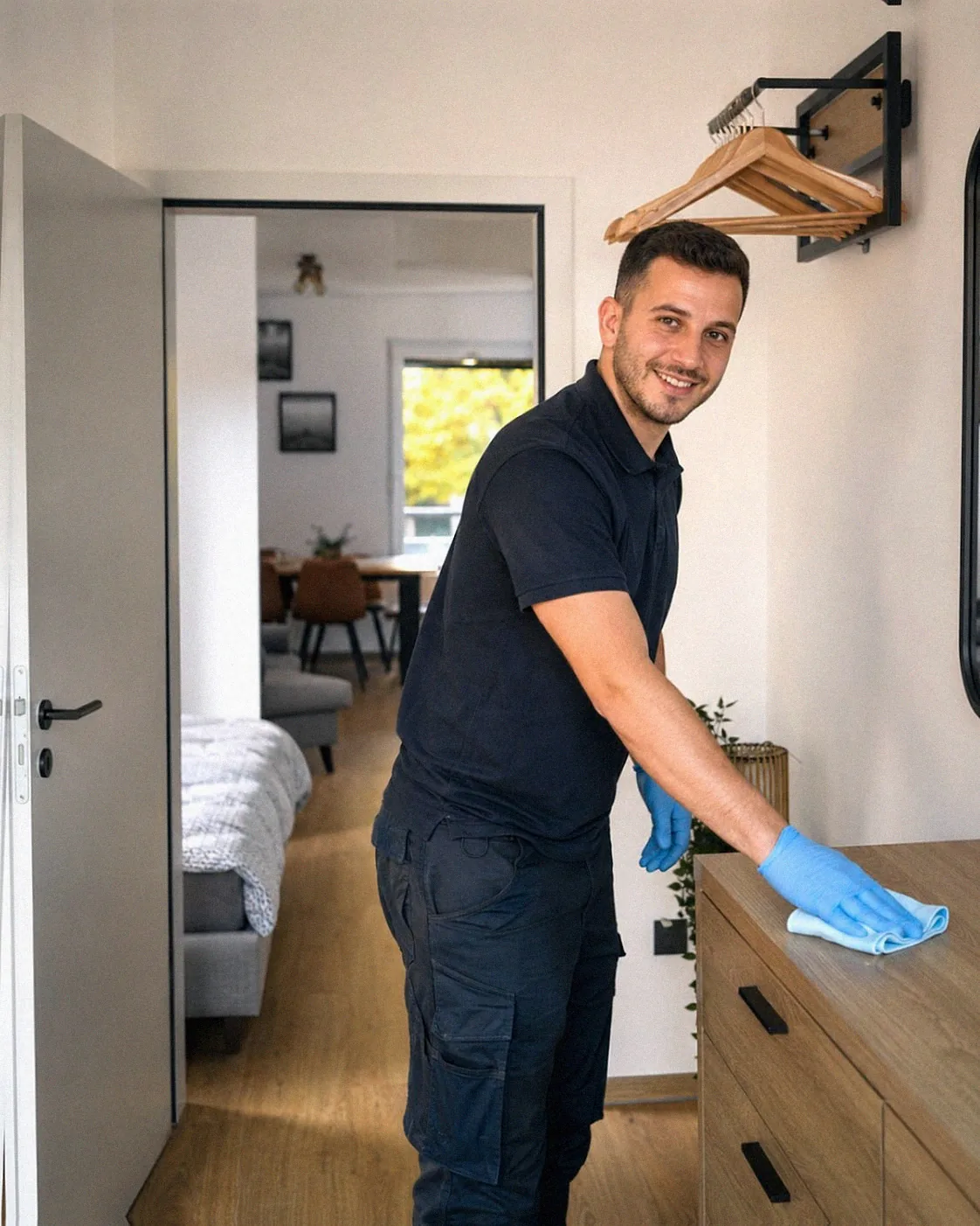 Favorent-Service: digitaler, mehrsprachiger Check-in an einer Dortmunder Stadtwohnung