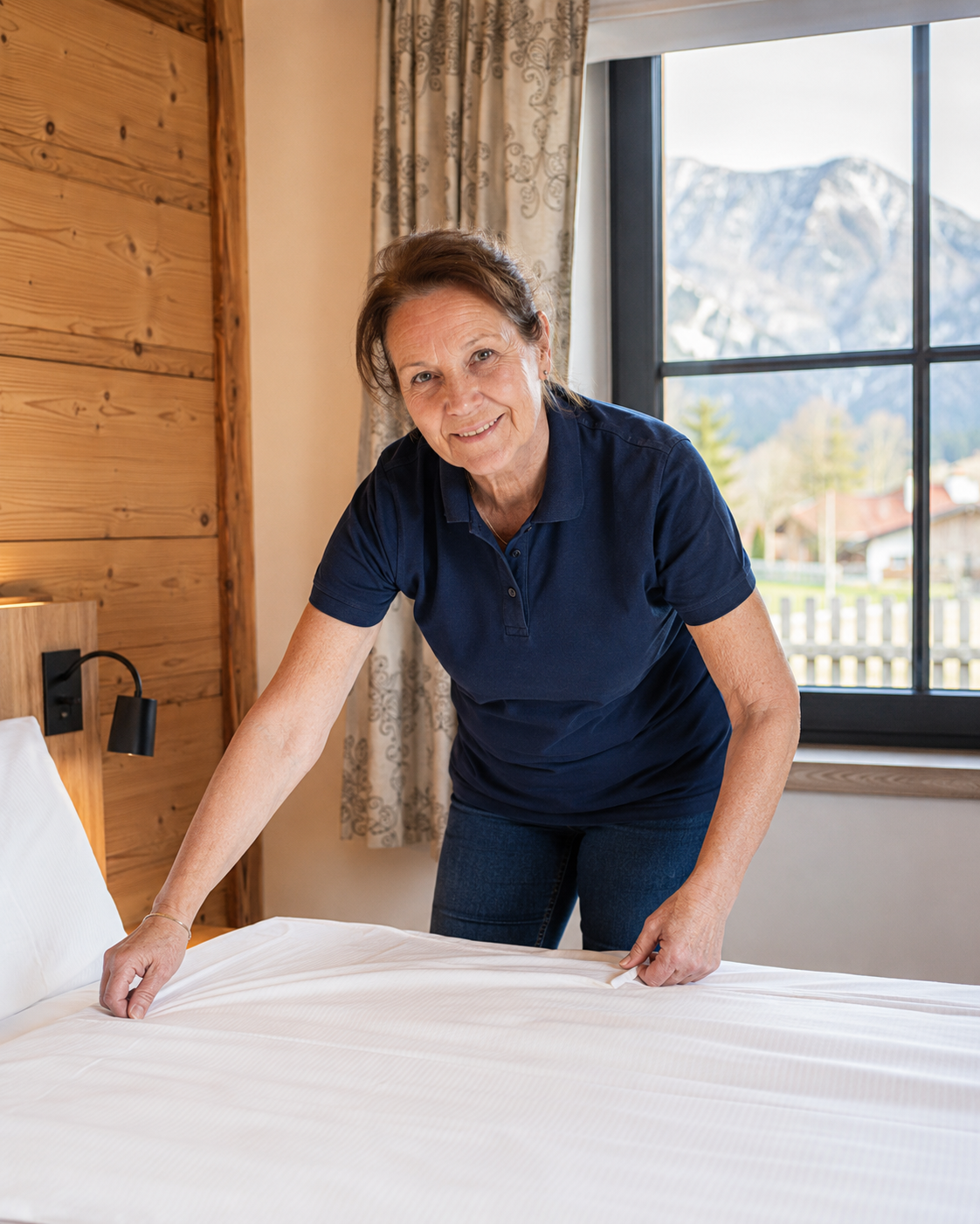 Vor-Ort-Team von Favorent an einem Ferienhaus in Ruhpolding und Reit im Winkl