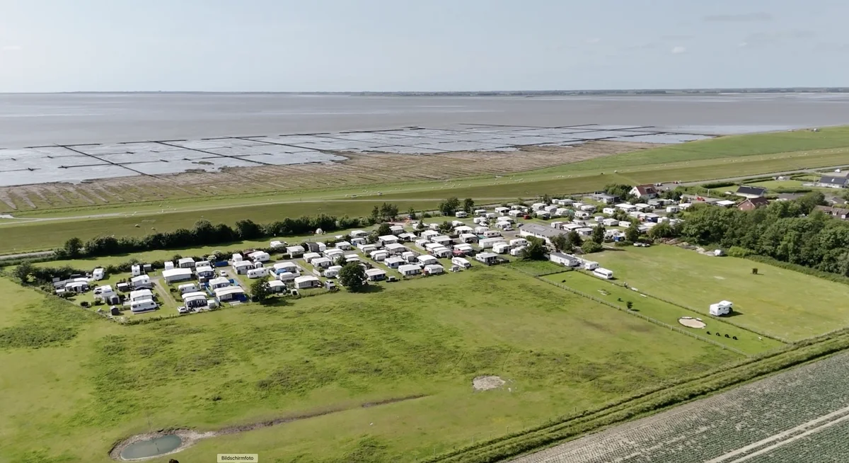 Nordseeküste mit Wattenmeer aus der Luft, Arbeitsprobe von The Landscapers
